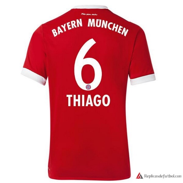Camiseta Bayern Munich Primera equipación Thiago 2017-2018